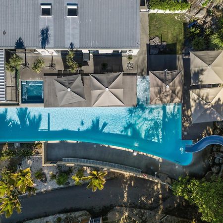 Tasman Holiday Parks - Waihi Beach Eksteriør bilde Aerial view of the pool
